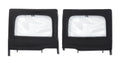 Jeep Half Doors HighRock 4x4 Element Upper Fabric Half Doors For Jeep 2020-2024 Gladiator Rear Pair Bestop