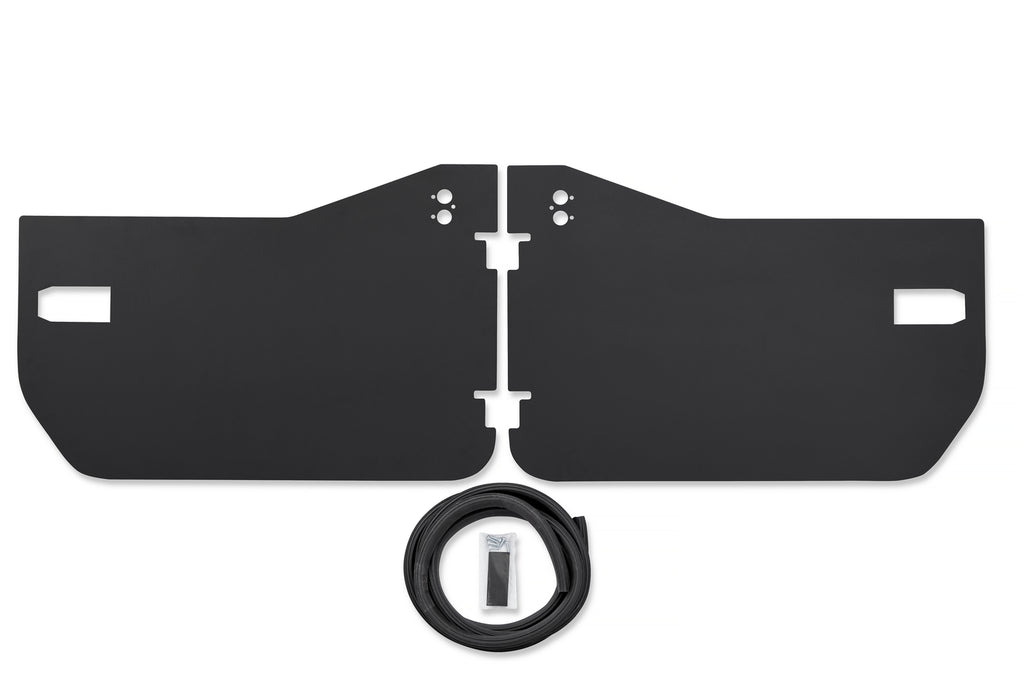 HighRock 4x4 Element Door Enclosure Panels For Jeep 2020-2024 Gladiator Black Bestop