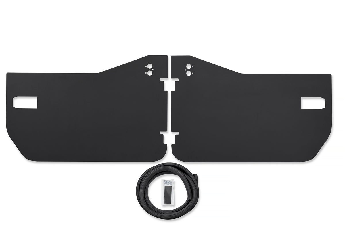 HighRock 4x4 Element Door Enclosure Panels For Jeep 2020-2024 Gladiator Black Bestop
