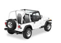 Rounded Upper Door Sliders Rear Corner Jeep 1988-1995 Wrangler YJ Fits Supertop, Sunrider or Halftop Single Sliding Bestop