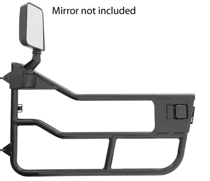 Jeep Tube Doors HighRock 4x4 Element Doors For Jeep 1980-1986 CJ7 Front Matte Black Bestop