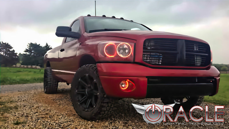 Oracle Dodge Ram 06-08 Halo Kit - ColorSHIFT w/ Simple Controller
