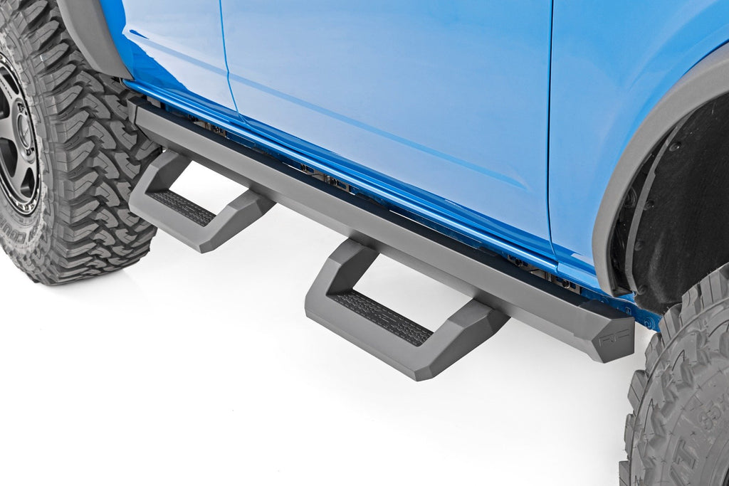 SR2 Adjustable Aluminum Step 21-Up Ford Bronco 4WD Rough Country