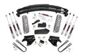 4 Inch Lift Kit Quad Front Shocks Rear Springs Ford F-150 4WD (80-96) Rough Country