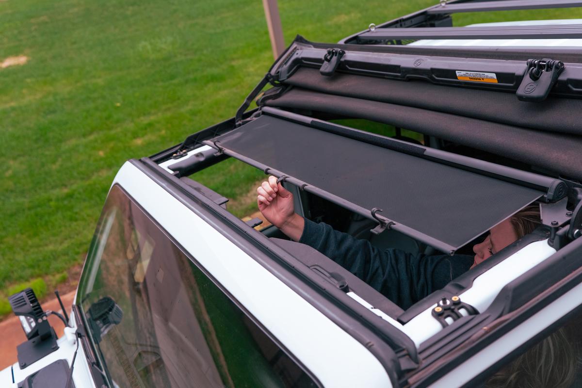 The SunScreen For Jeep '18-Current Wrangler JL Mesh Bestop