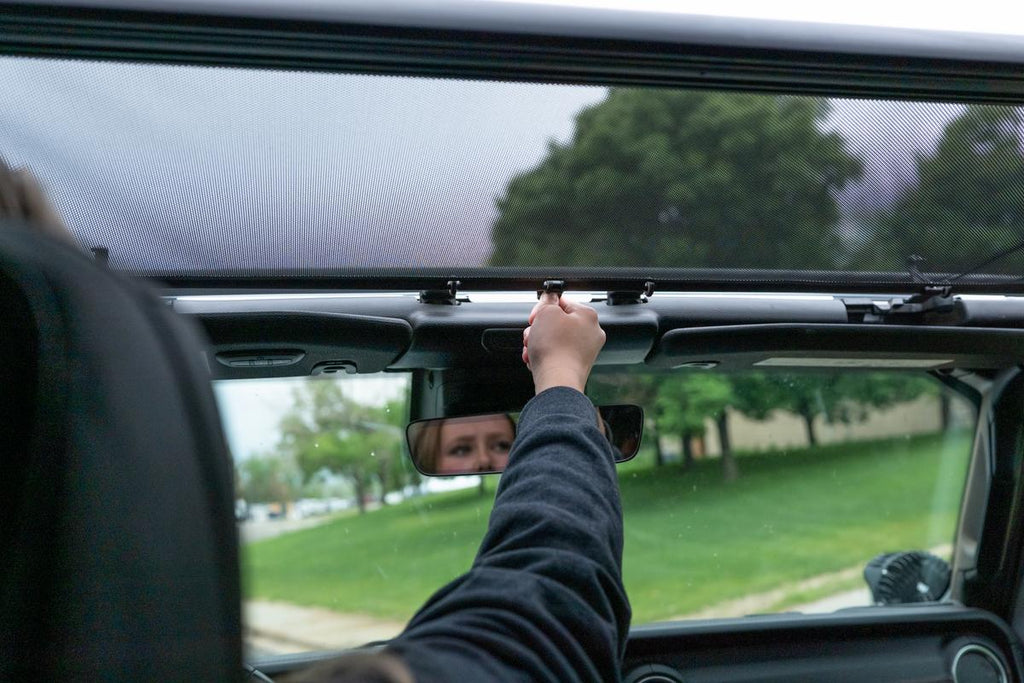 The SunScreen For Jeep '18-Current Wrangler JL Mesh Bestop
