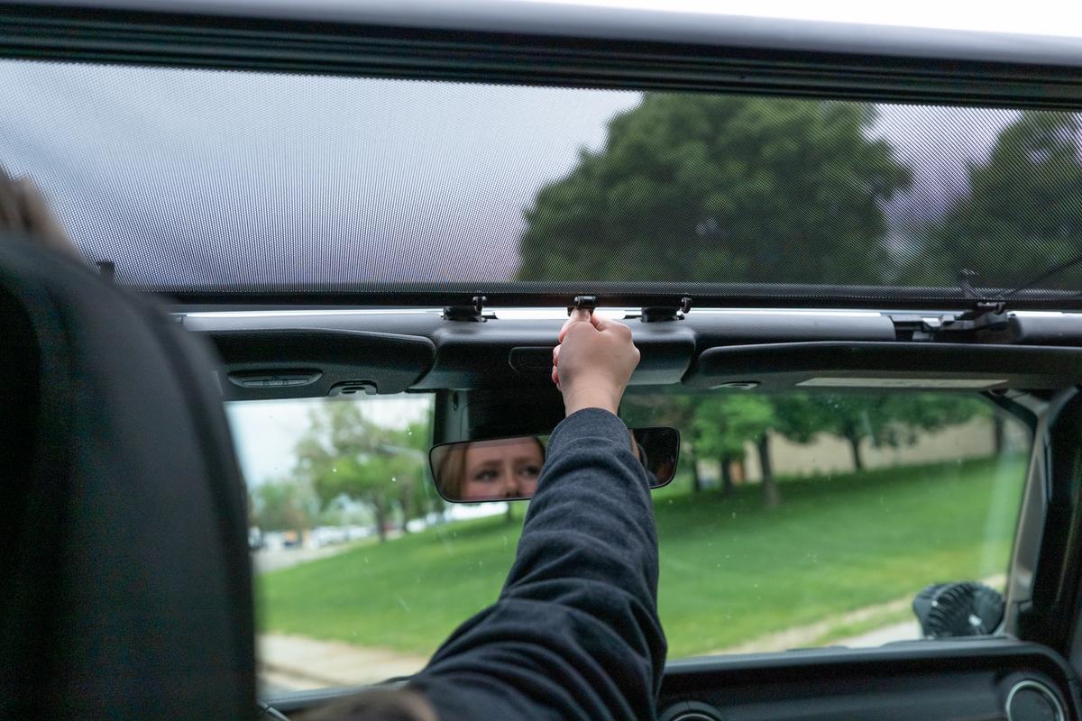 The SunScreen For Jeep '18-Current Wrangler JL Mesh Bestop