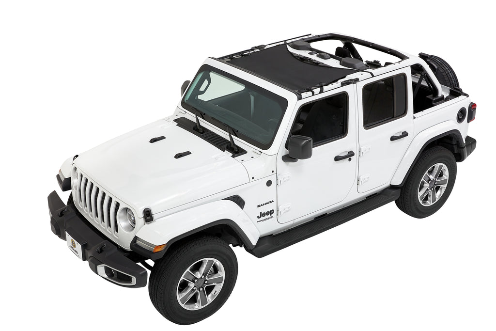 Sun Standard Targa Style Bikini Top For Jeep 2020-2024 Gladiator Mesh Fabric Bestop