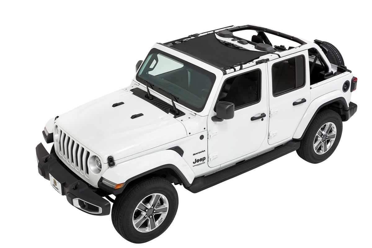 Sun Standard Targa Style Bikini Top For Jeep 2020-2024 Gladiator Mesh Fabric Bestop