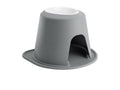 WeatherTech Pet Feeding System Single High 64oz 12in. Poly Bowl - Dark Grey