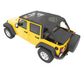 Jeep Bikini Top Header Safari Cable Style Bikini Tops For Jeep 2010-2018 Wrangler JK 4 Door Bestop
