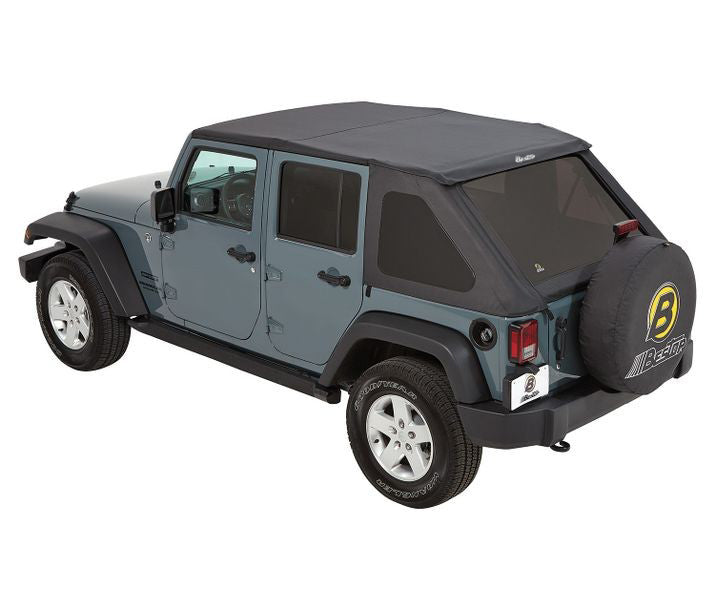 Replace-A-Top for Trektop Hardware For Jeep 2007-2018 Wrangler JK 4 Door Tinted Bestop