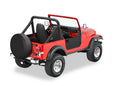 Lower Fabric Half Doors For Jeep 1976-1986 CJ7 W/Wedge Style Strikers With Wedge Style Strikers Bestop
