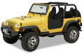 Lower Fabric Half Doors For Jeep 1997-2006 Wrangler TJ Bestop