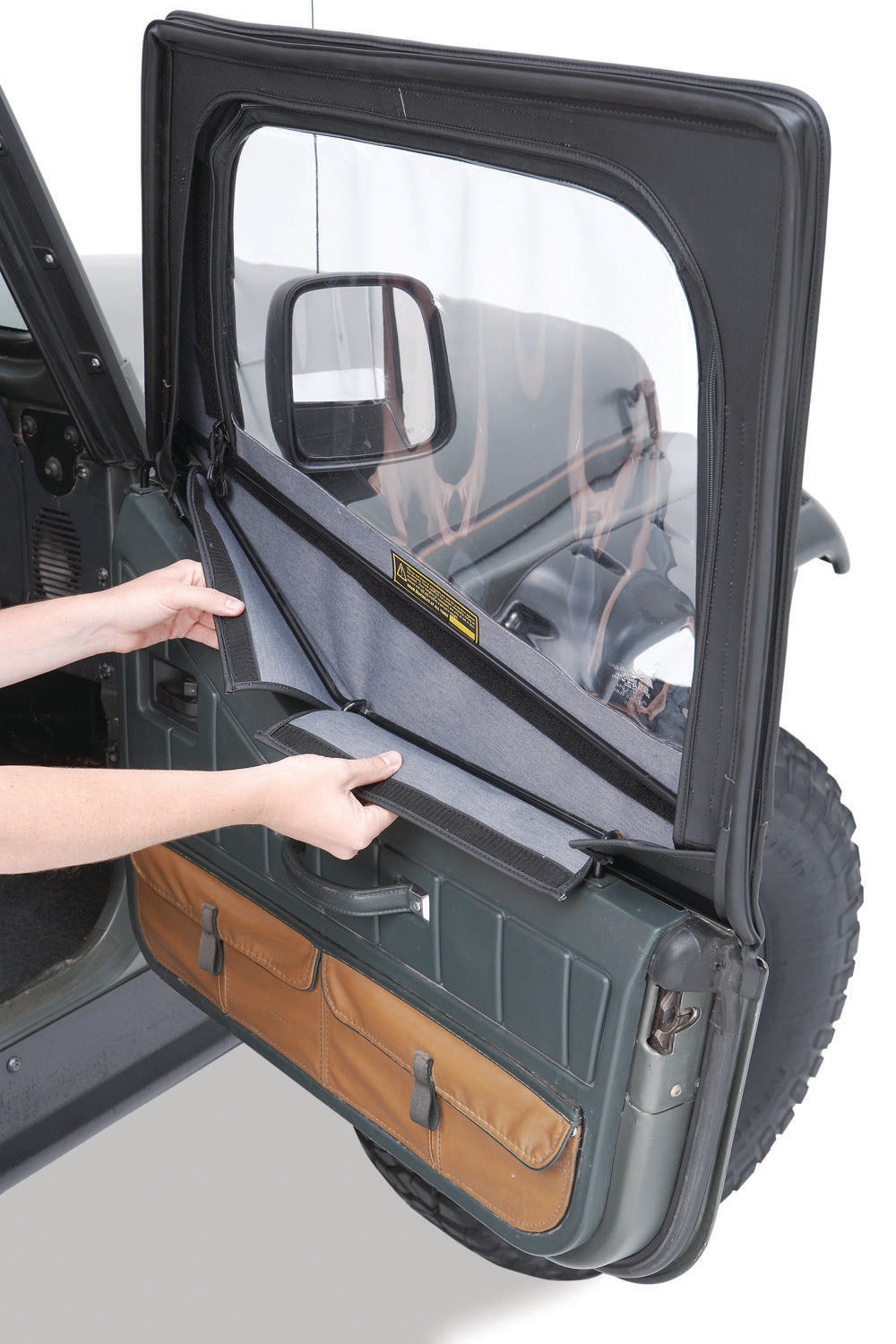 Jeep Fabric Door Skins For Jeep 1988-1995 Wrangler YJ air Bestop