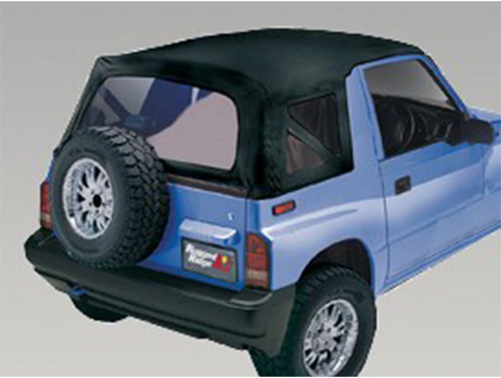 XHD Soft Top Black Denim Clear Windows 95-98 Suzuki Sidekicks Rugged Ridge