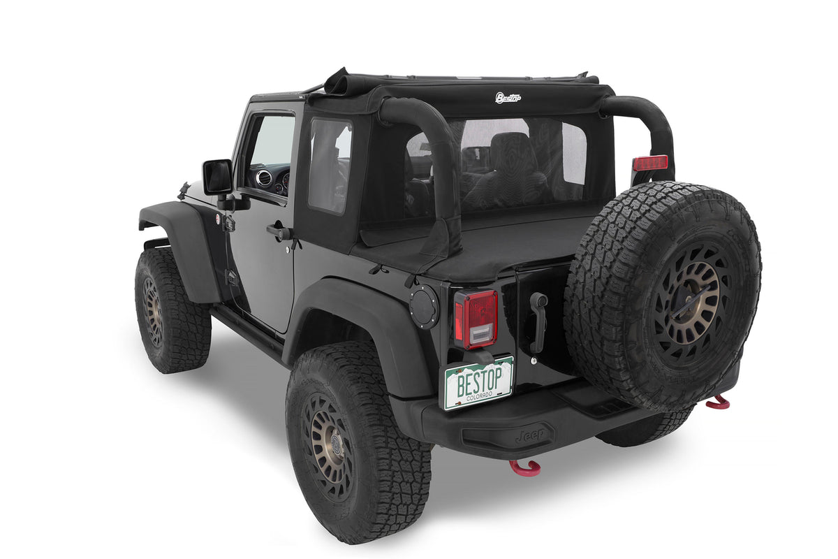 Jeep Wrangler Halftop Soft Tops For Jeep 2007-2018 Wrangler JK 2 Door Bestop