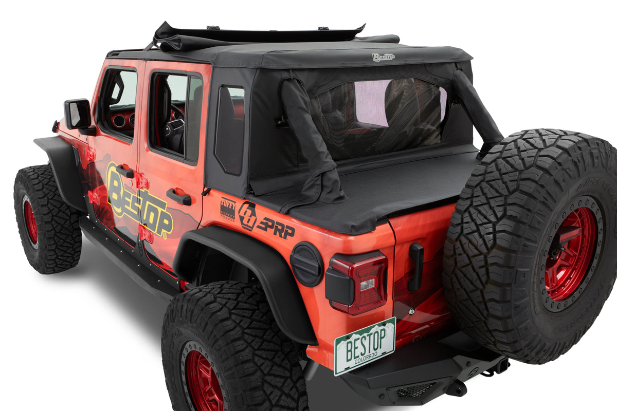 Jeep Wrangler Halftop Soft Tops For Jeep 2018-2023 Wrangler JL 4 Door Bestop