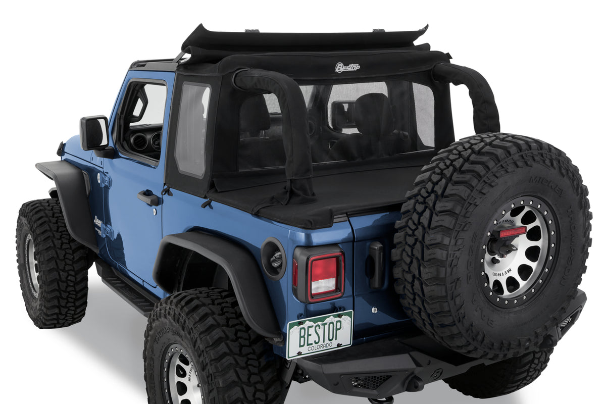 Jeep Wrangler Halftop Soft Tops For Jeep 2018-2023 Wrangler JL 2 Door Bestop