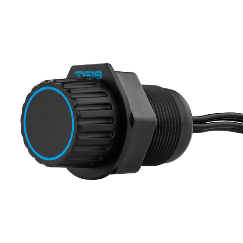 DS18 Marine Bass Knob Compatible w/ Any Source Unit RCA Input and Output Flush Mount