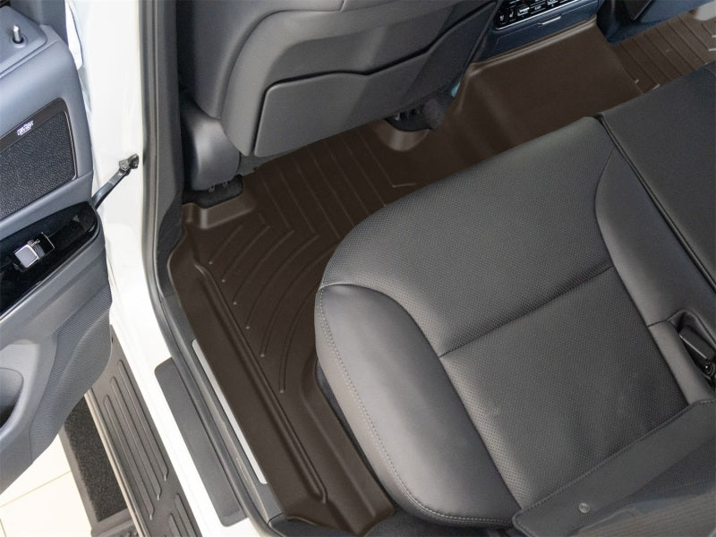 WeatherTech 25-25 Lexus LX Hybrid 3rd Row Rear FloorLiner - Cocoa