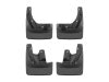 WeatherTech 2026 Subaru Outback No Drill MudFlaps - Front & Rear - Black
