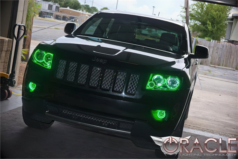 Oracle Jeep Grand Cherokee 11-13 Halo Kit - ColorSHIFT w/ BC1 Controller