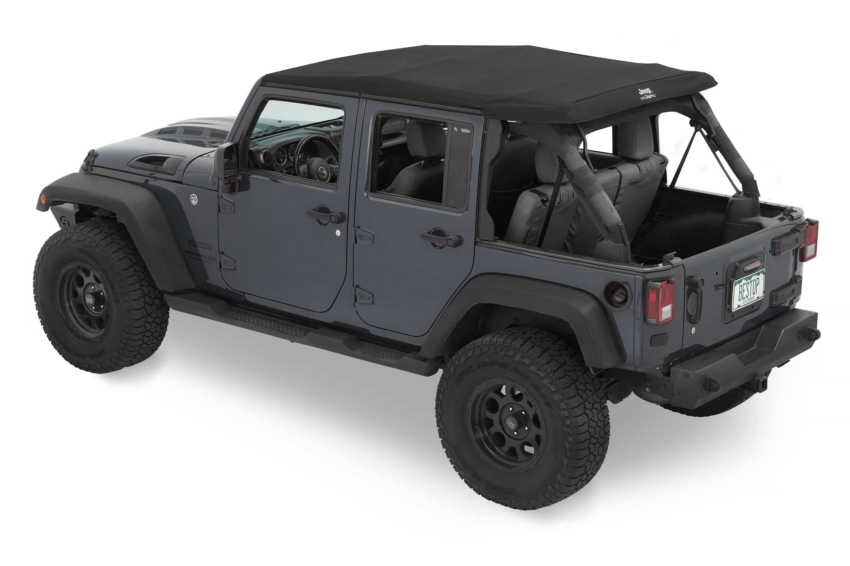 Jeep Trektop Glide - Jeep 07-18 Wrangler JK 4-Door Bestop