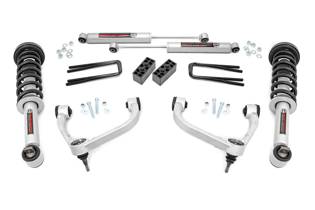 3 Inch Lift Kit N3 Struts Ford F-150 4WD (2014-2020) Rough Country