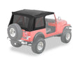 Supertop Classic Squareback Soft Tops For Jeep 1976-1986 CJ7 Tinted Bestop