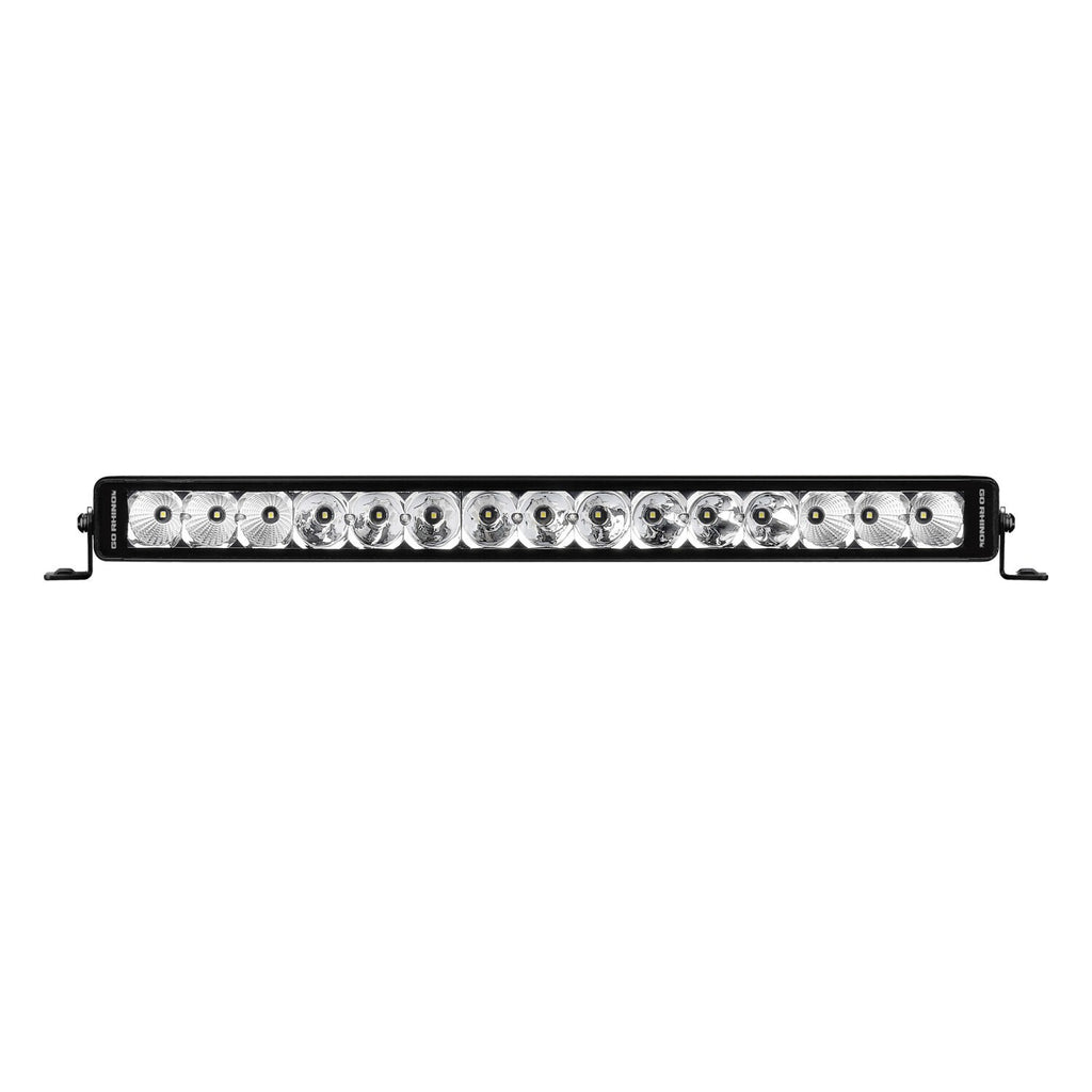 RC4 LR with Mounting Brackets & 20 Inch Light Bar Textured Black 2019-2025 Ram 1500 Go Rhino