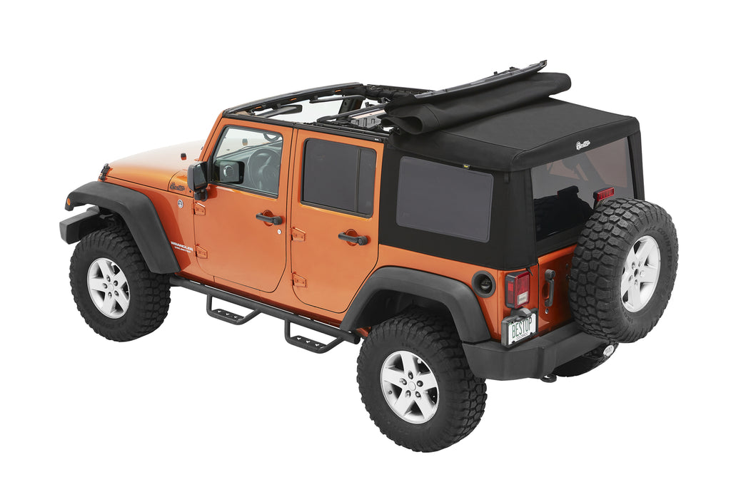 Supertop Ultra Squareback Soft Top For Jeep 2007-2018 Wrangler JK 4 Door Bestop