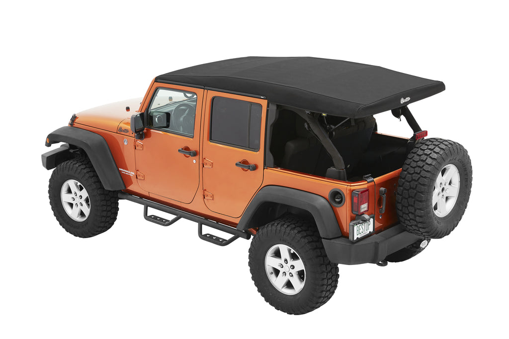 Supertop Ultra Squareback Soft Top For Jeep 2007-2018 Wrangler JK 4 Door Bestop