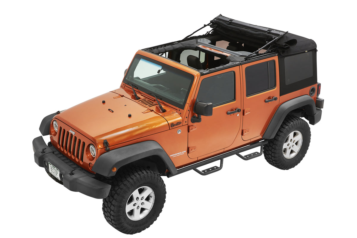 Supertop Ultra Squareback Soft Top For Jeep 2007-2018 Wrangler JK 4 Door Bestop
