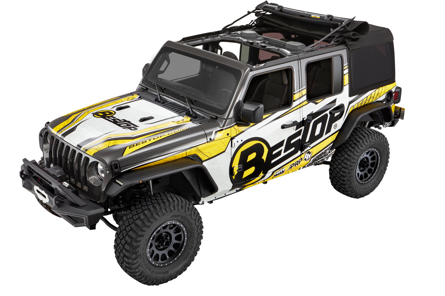 Supertop Ultra Squareback Soft Top For Jeep 2018-Current Wrangler JL 4 Door Bestop