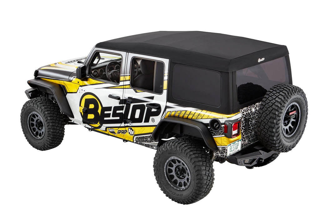 Supertop Ultra Squareback Soft Top For Jeep 2018-Current Wrangler JL 4 Door Bestop