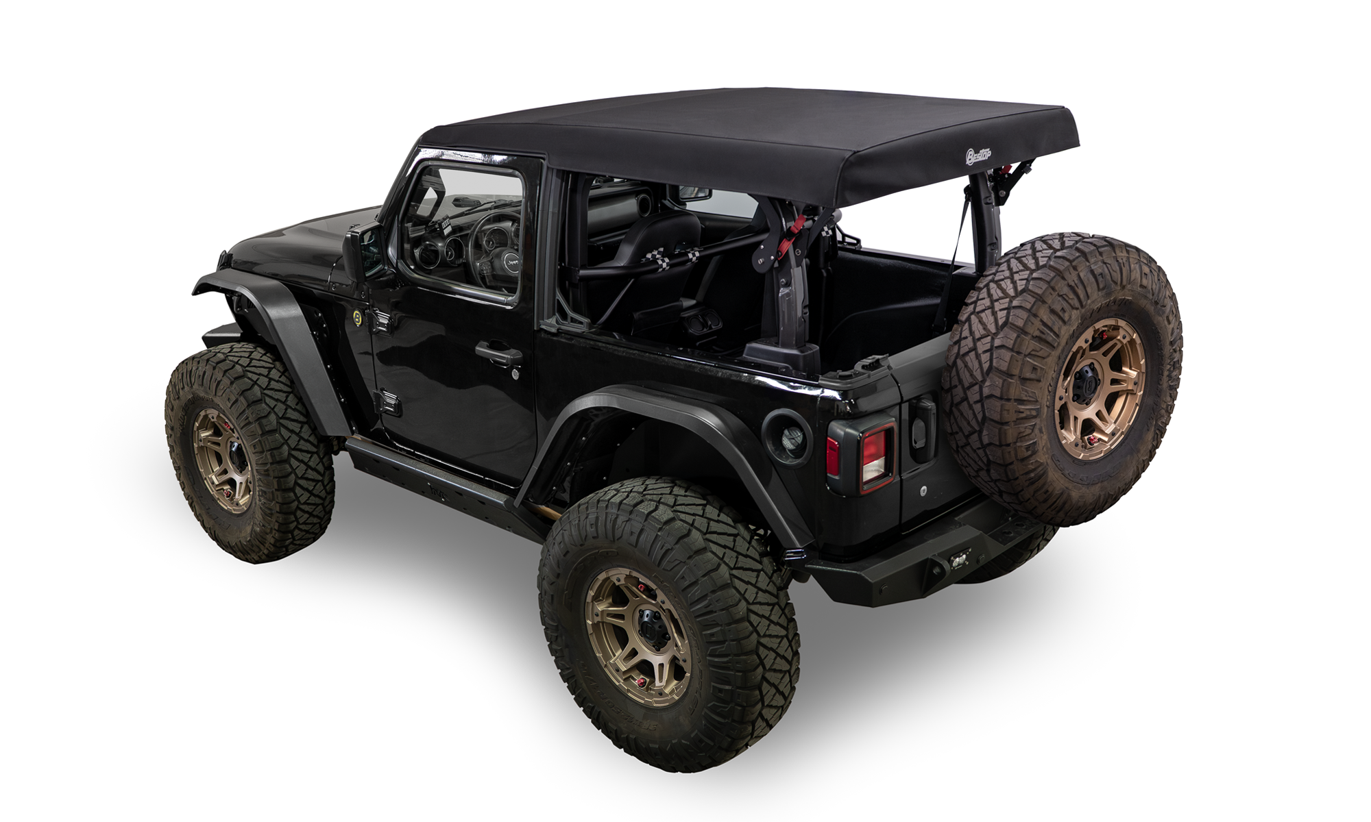 Supertop Glide Jeep 2018-2025 Wrangler JL 2-Door Squareback Bestop