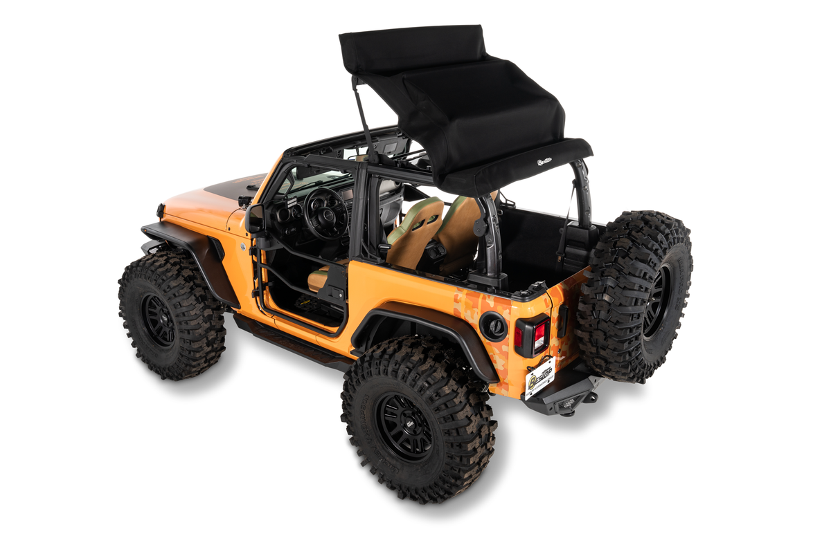 Jeep Wrangler Trektop Glide Slantback Soft Tops For Jeep 2018-Current Wrangler JL 2 Door Bestop