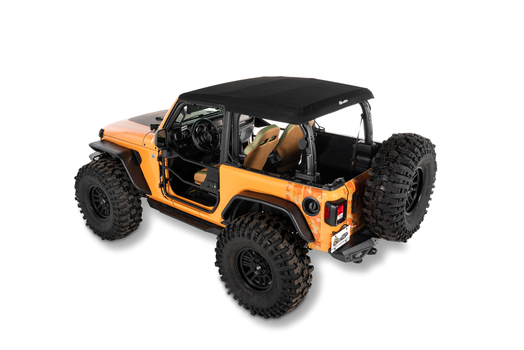 Jeep Wrangler Trektop Glide Slantback Soft Tops For Jeep 2018-Current Wrangler JL 2 Door Bestop
