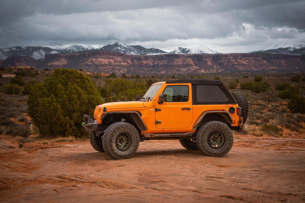 Jeep Wrangler Trektop Glide Slantback Soft Tops For Jeep 2018-Current Wrangler JL 2 Door Bestop