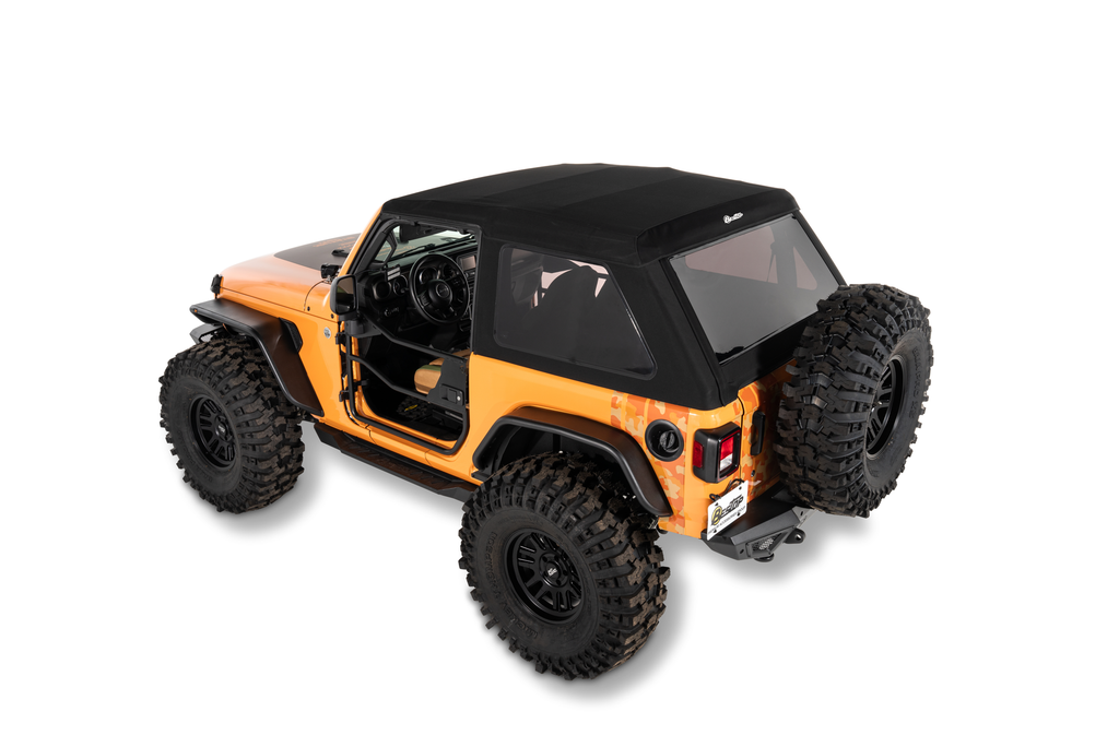 Jeep Wrangler Trektop Glide Slantback Soft Tops For Jeep 2018-Current Wrangler JL 2 Door Bestop