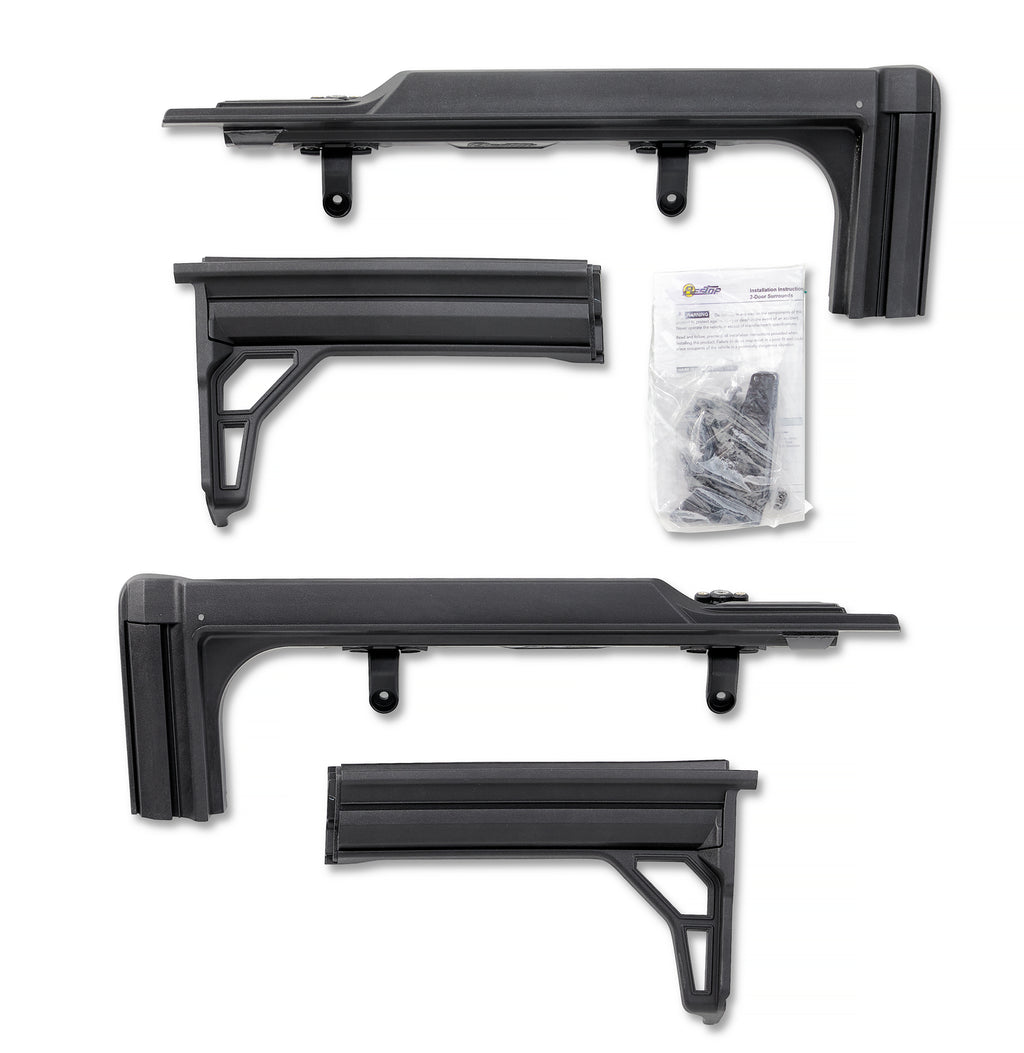 Jeep Door Surrounds For Jeep 2018-Current Wrangler JL Black Polypropylene Bestop