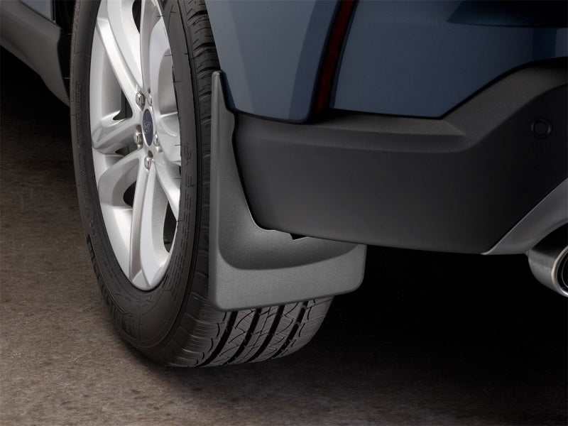 WeatherTech 19+ Ford Edge No Drill Mudflaps - Black
