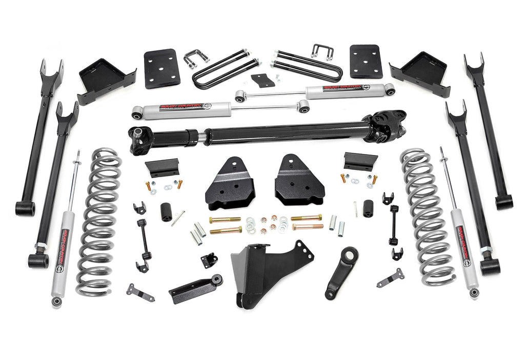6 Inch Lift Kit 4-Link OVLD D/S Ford F-250/F-350 Super Duty (17-22) Rough Country