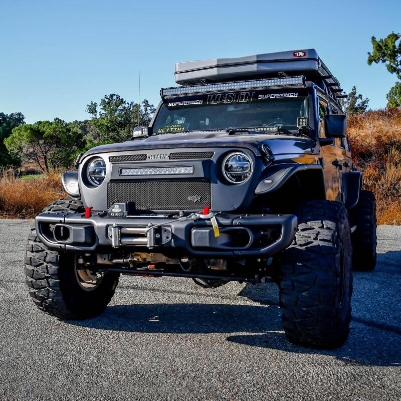 Westin 2018-2026 Jeep JL Wrangler (2dr/4dr) WJ2 Winch Tray - Black