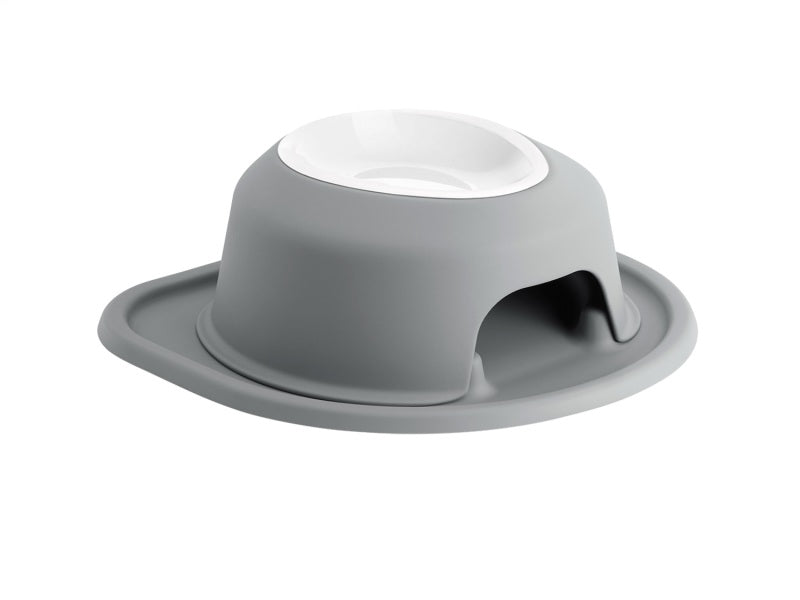 WeatherTech Pet Feeding System Single High 16oz 4in. Poly Bowl - Dark Grey