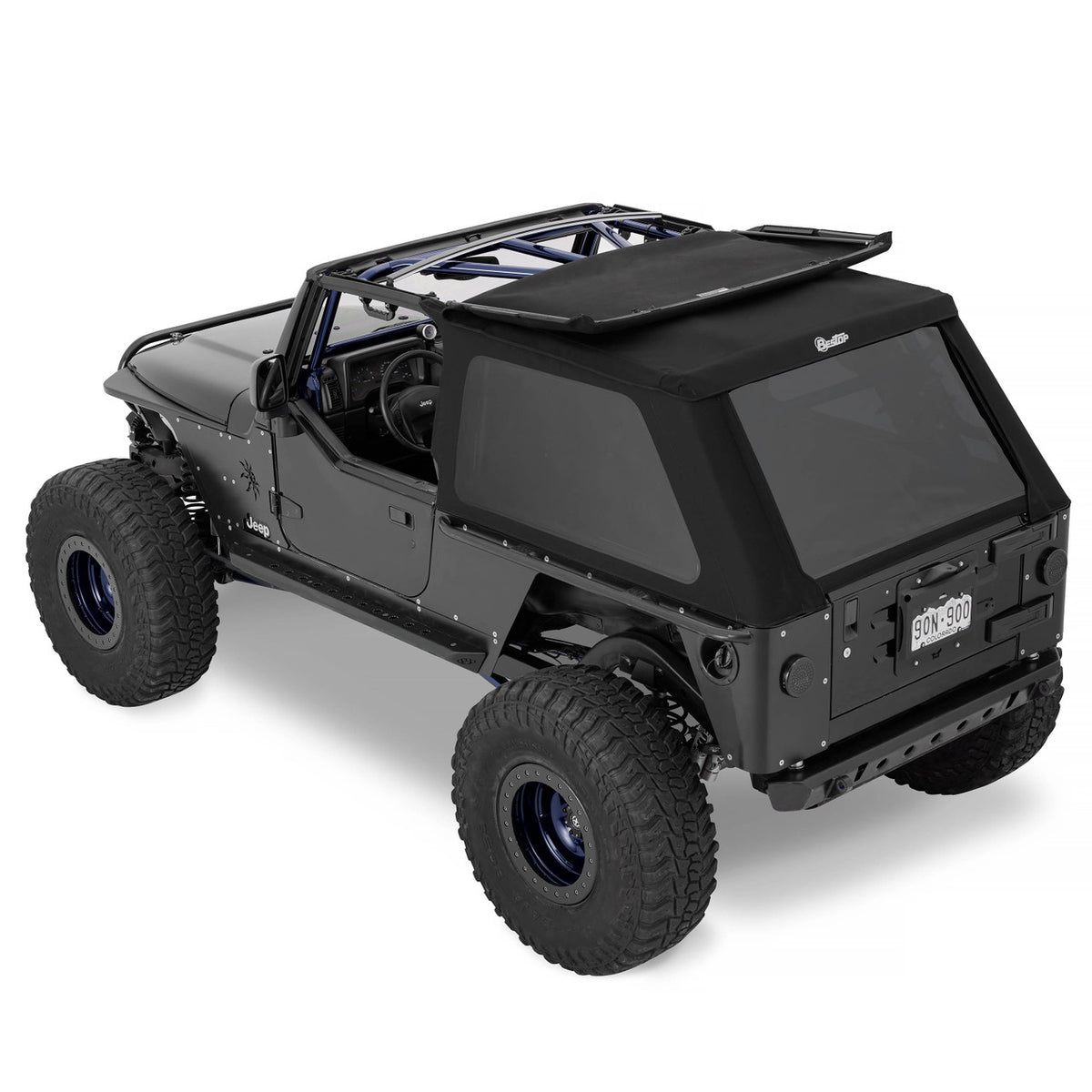Trektop Slantback Soft Top For Jeep 2004-2006 Wrangler TJ Bestop