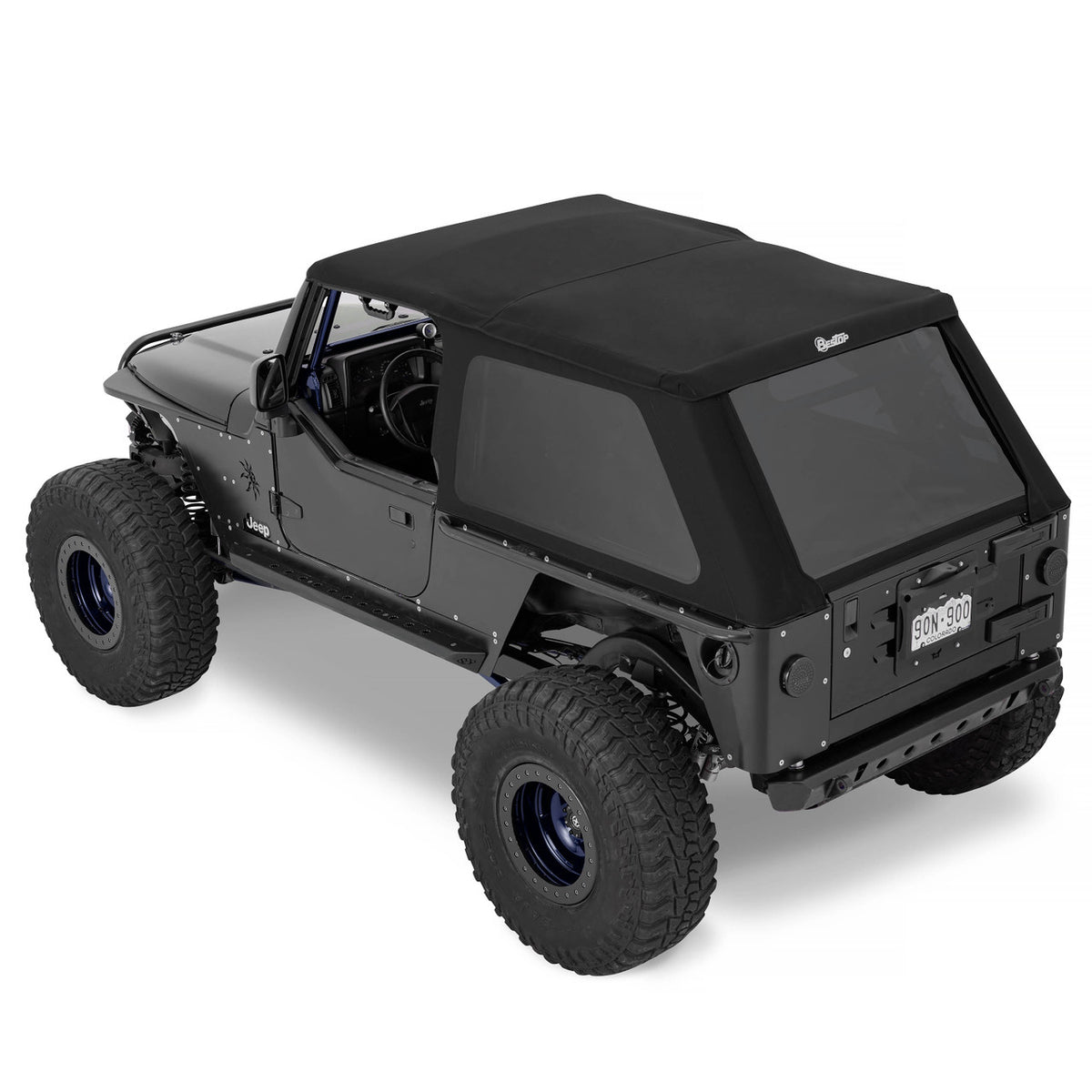 Trektop Slantback Soft Top For Jeep 2004-2006 Wrangler TJ Bestop