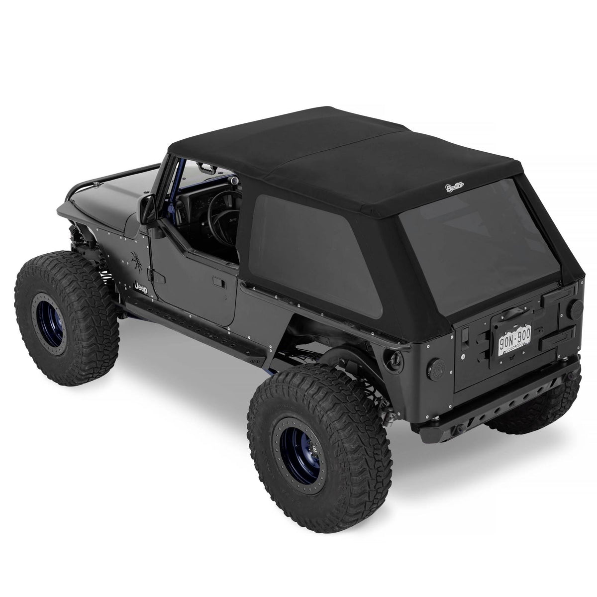 Trektop Slantback Soft Top For Jeep 2004-2006 Wrangler TJ Bestop