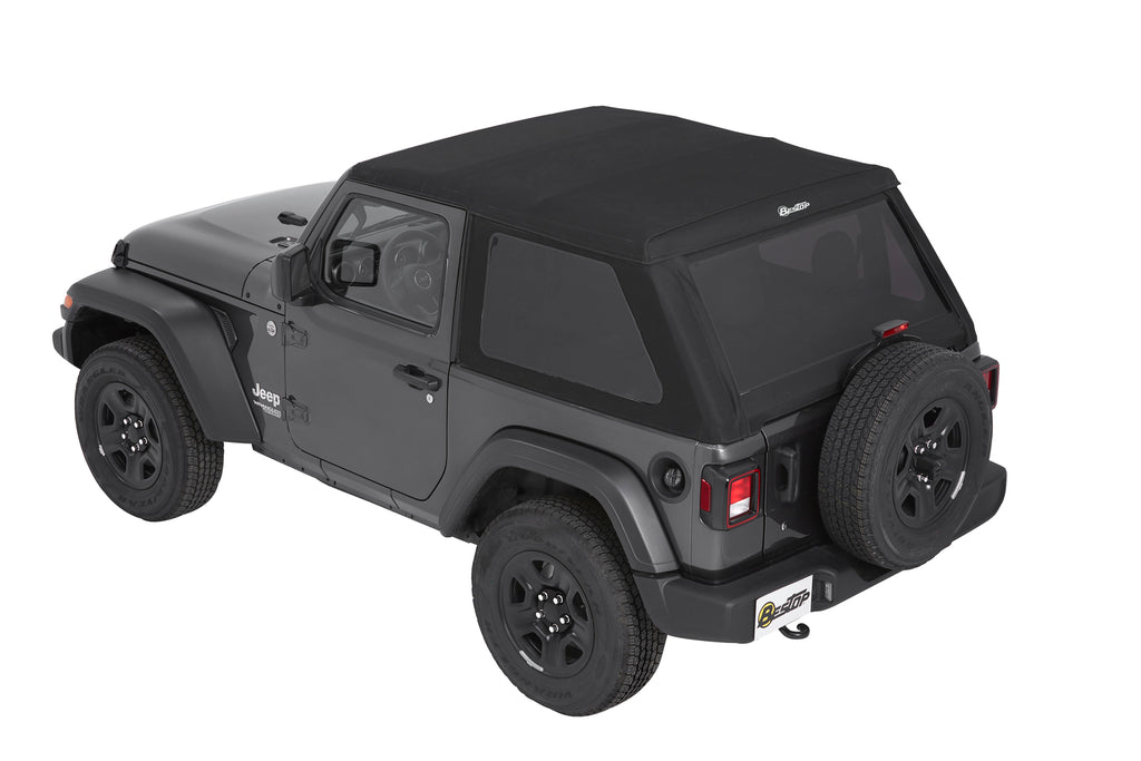 Trektop Slantback Soft Top For Jeep 2018-Current Wrangler JL 2 Door Bestop